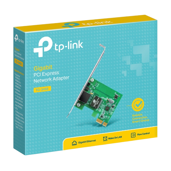 TP-Link LAN Card TG-3468 10/100/1000 Gigabit PCI-E Network Adapter