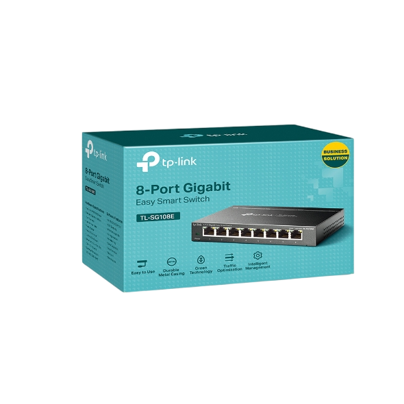 TP-Link TL-SG108E 8-port Gigabit Easy Smart Switch Hub