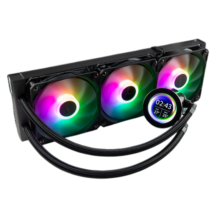 Tecware Eclipse 360 ARGB LCD AiO Cooler - Black