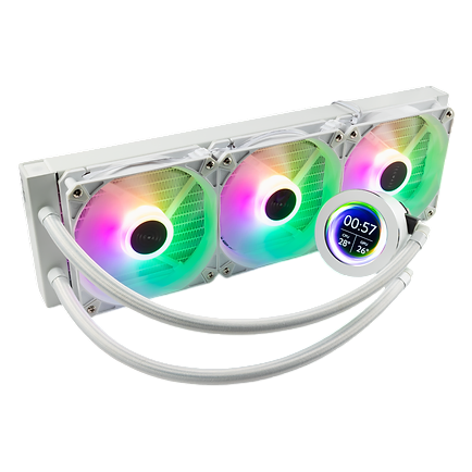 Tecware Eclipse 360 ARGB LCD AiO Cooler - White
