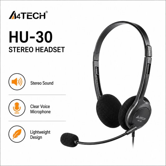 A4TECH HU-30 STEREO HEADSET (HU-30)