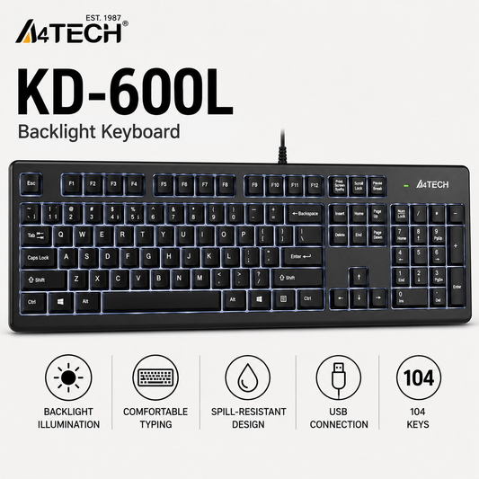 A4Tech KD-600L w/ backlight keyboard (KD-600L)