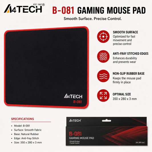 A4tech B-081 GAMING Mouse PAD (B-081)