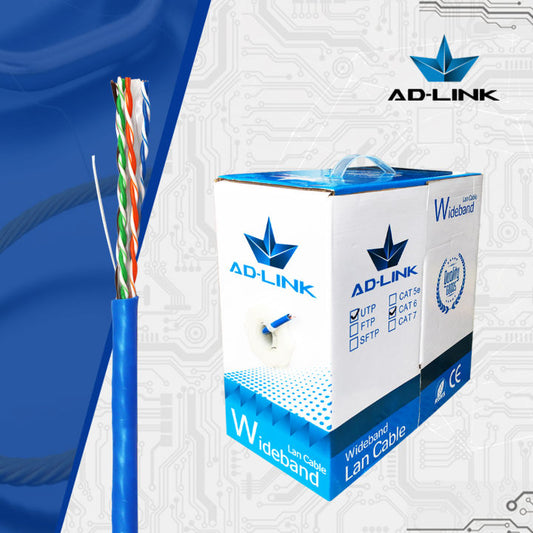 AD-Link UTP Cat6e cable (blue) 100m/box