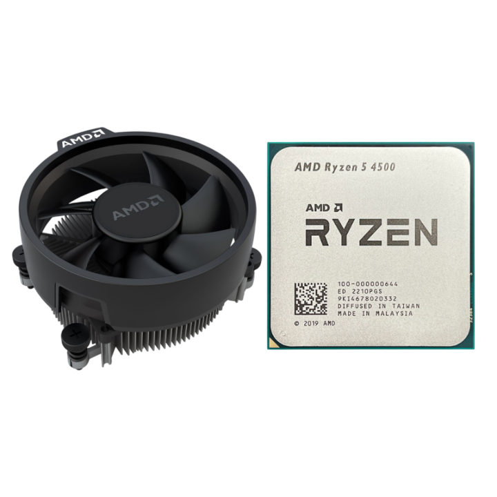 AMD RYZEN 5 4500 6-Core 12-Threads (4.1 GHz MAX Boost) (Tray)