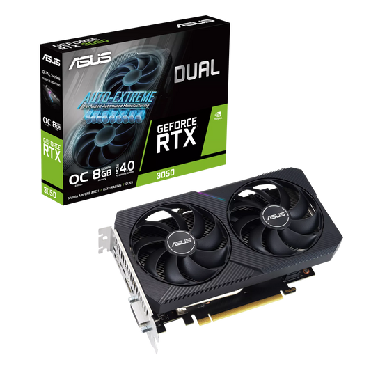 ASUS Dual GeForce RTX 3050 V2 OC Edition 8GB GDDR6