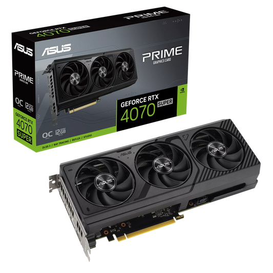 ASUS PRIME GEFORCE RTX 4070 SUPER OC EDITION 12GB GDDR6X