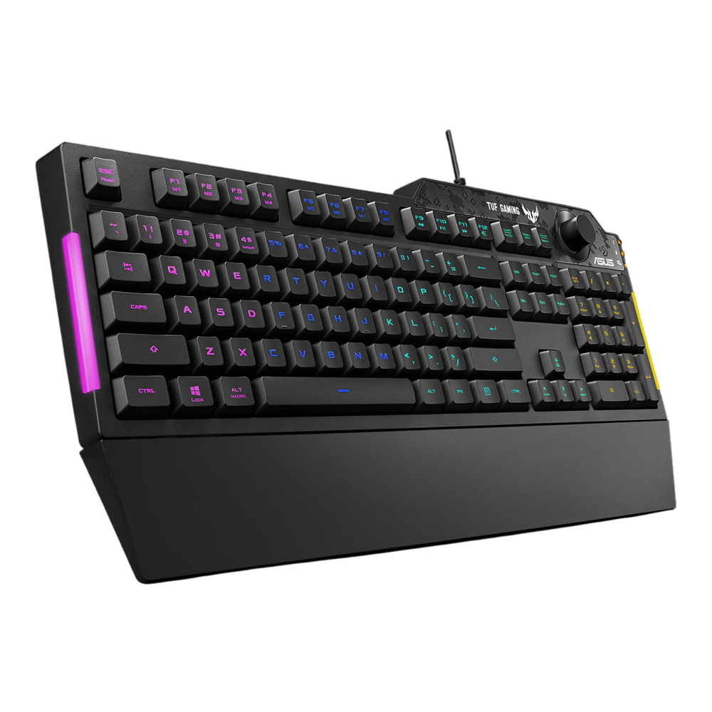 ASUS RA04 TUF GAMING K1 RGB GAMING KB W/ DEDICATED VOLUME KNOB