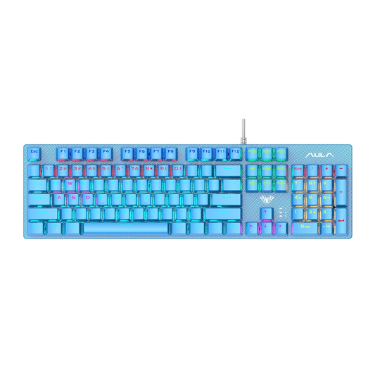 AULA S2022 Blue Switch Mechanical Gaming Keyboard - Blue