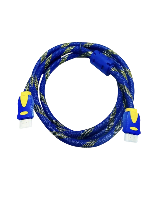 Blue Mesh HDMI Cable 1.5 Meters
