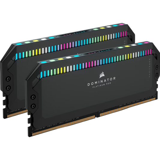 CORSAIR DOMINATOR PLATINUM RGB 32GB (2X16GB) DDR5-5200 C40 Black | White