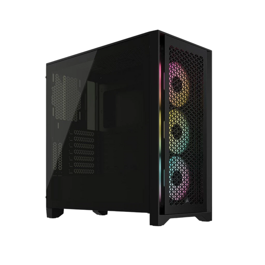 CORSAIR iCUE 4000D RGB AIRFLOW TEMPERED GLASS MID-TOWER BLACK NEW MODEL!