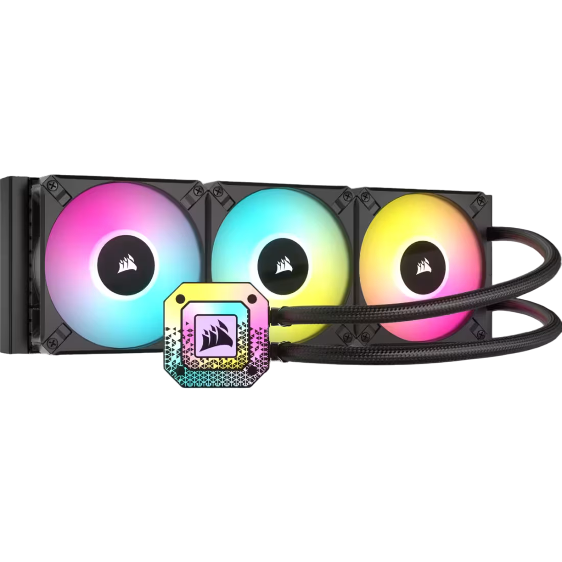 CORSAIR iCUE H150i ELITE CAPELLIX XT 360MM RADIATOR LIQUID CPU COOLER - BLACK