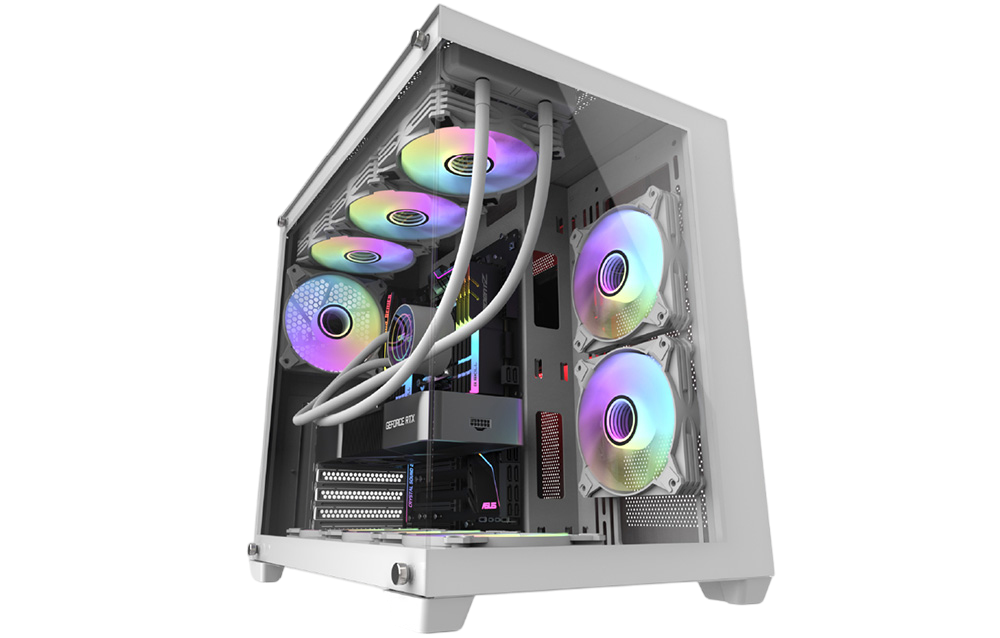 DARKFLASH C285P TG Case White