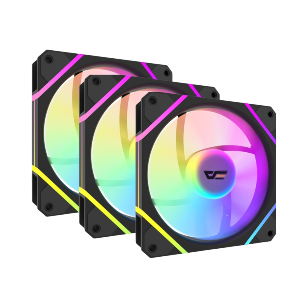 DARKFLASH DM12F ARGB 3in1 (3x120mm) Case Fans - black
