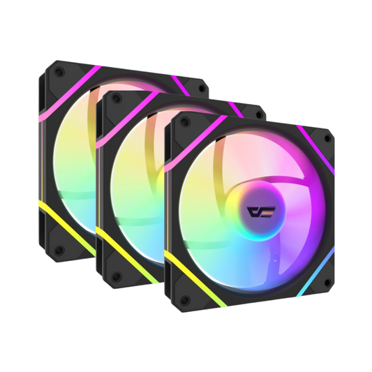 DARKFLASH DM12F ARGB 3in1 (3x120mm) Case Fans - black