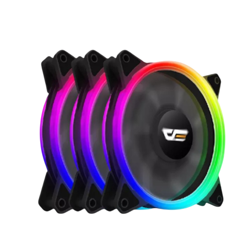 DARKFLASH DR12 Pro RGB 3in1 (3x120mm) w/controller Case Fans