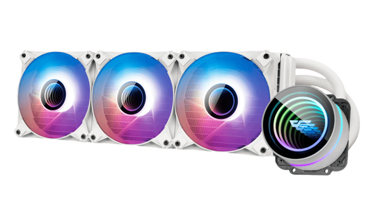 DARKFLASH Twister DX360 v2 aRGB 360mm Liquid Cooler - White