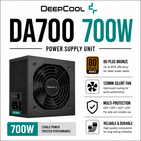 DEEPCOOL DA700 80+ Bronze 700W Power Supply Unit (DA700)