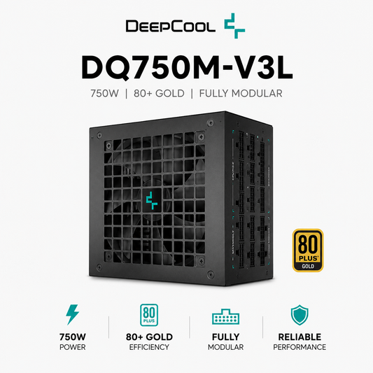 DEEPCOOL DQ750M-V3L 750W 80+ Gold (Fully Modular) (DQ750M-V3L)