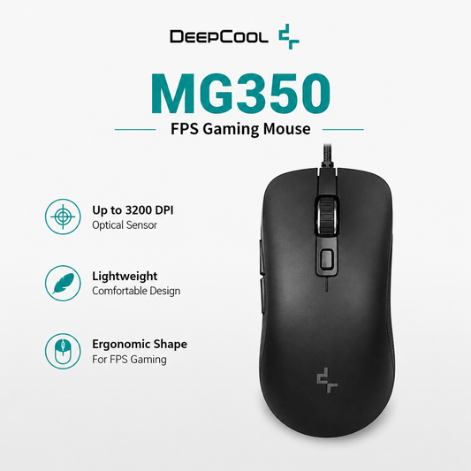 DEEPCOOL MG350 FPS Gaming Mouse (R-MG350-BKDUNN-G)