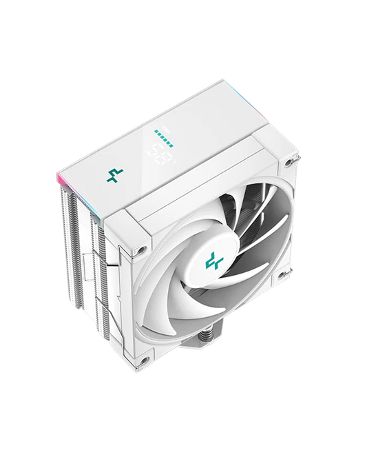DEEPCOOL AK400 Digital White - All White, Single 120mm Fan, Tower