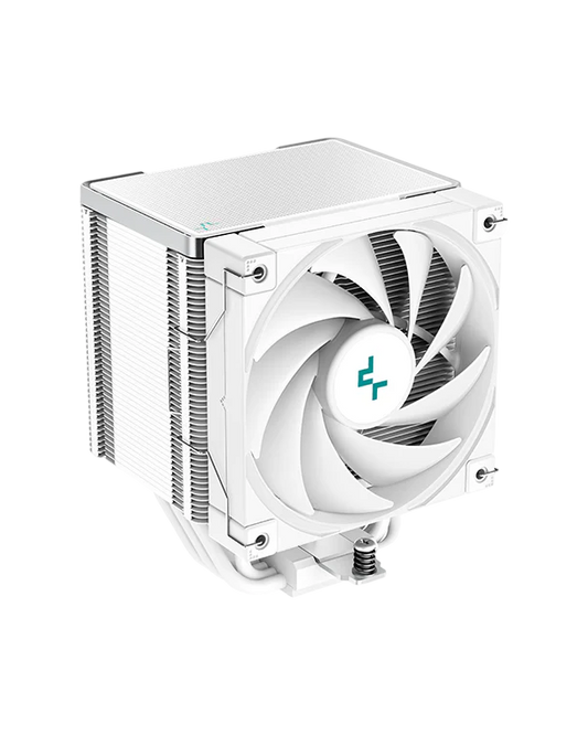DEEPCOOL AK500 WH- High Performance Single Tower CPU Cooler, 1x120mm no LED Fans, 240W TDP, 5 Advanced Heat Pipes, 500~1850 RPMÂ±10%, Fluid Dynamic Bearing, Intel: LGA2066/2011-v3/2011/1700/1200/1151/1150/1155 & AMD: AM5/AM4