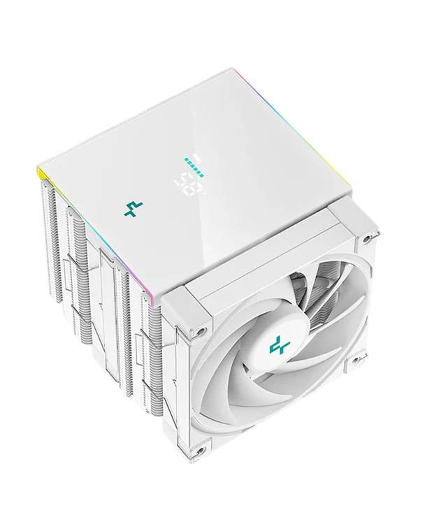 DEEPCOOL AK620 Digital WH - All White, Dual 120mm Fan, Tower