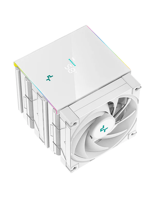 DEEPCOOL AK620 Digital WH - All White, Dual 120mm Fan, Tower
