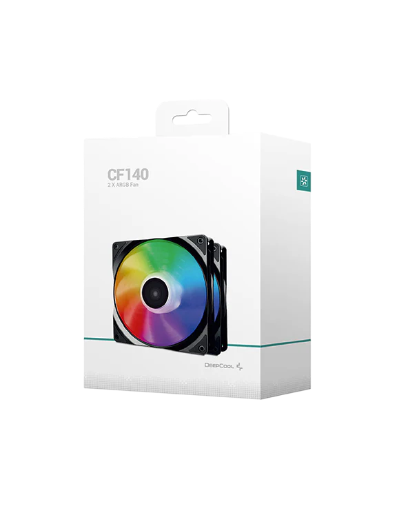 DEEPCOOL CF140 2in1 aRGB LED (2x140mm) Case Fans