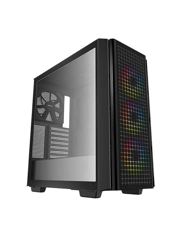 DEEPCOOL CG540 TG Case (3x(1x120mm) aRGB front, 1x140mm non RGB rear included) - black