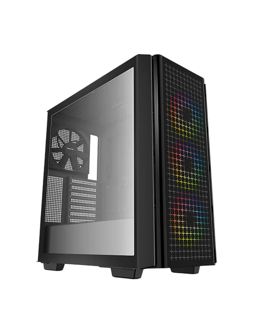 DEEPCOOL CG540 TG Case (3x(1x120mm) aRGB front, 1x140mm non RGB rear included) - black
