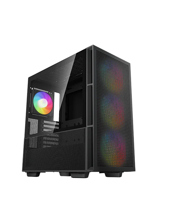 DEEPCOOL CH560 Mesh TG Case - Black