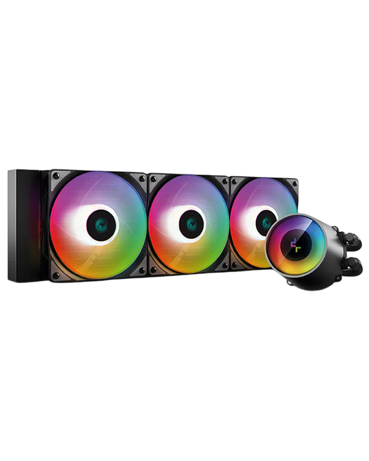 DEEPCOOL Castle 360RGB V2 w/Anti-Leak Tech Liquid Cooler (3x120mm aRGB LED Fans)