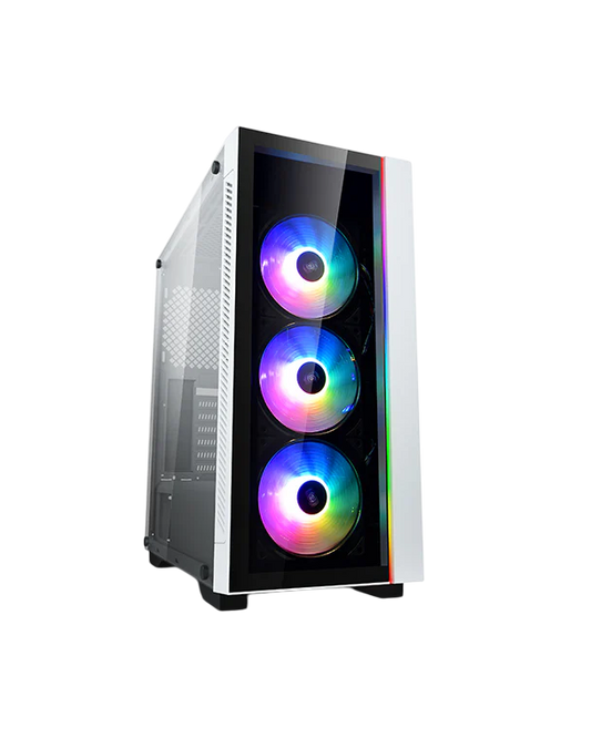 DEEPCOOL Matrexx 55 V3 ADD-RGB 3F TG Case - white