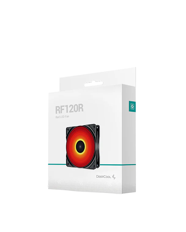 DEEPCOOL RF120R Red LED (1x120mm) Case Fan