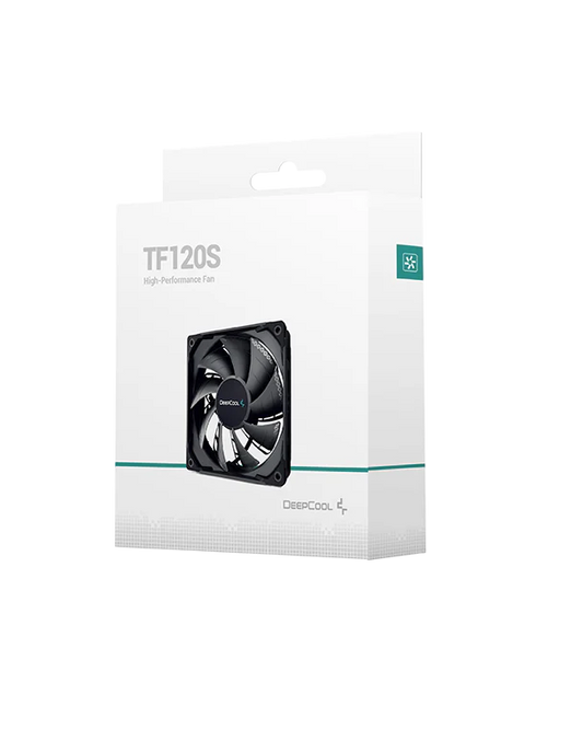 DEEPCOOL TF120S Non LED (1x120mm) Case Fan - black