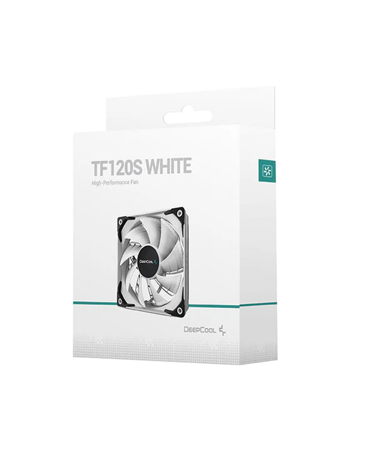 DEEPCOOL TF120S Non LED (1x120mm) Case Fan - white
