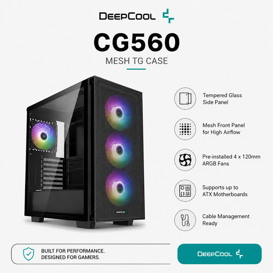 Deepcool CG560 Mesh TG Case (CG560)