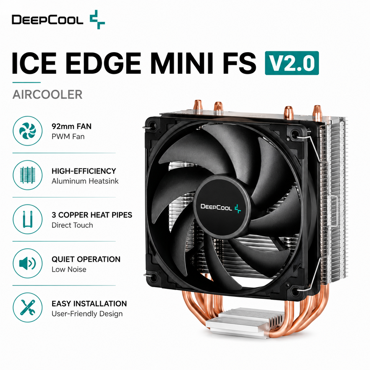 Deepcool Ice Edge Mini FS V2.0 Aircooler (DP-MCH2-IE-MFSV2)