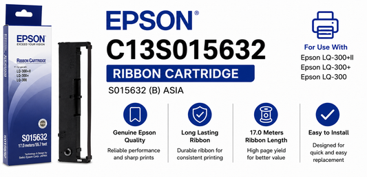 Epson C13S015632 RIBBON CTRD S015632(B)ASIA (C13S015632)