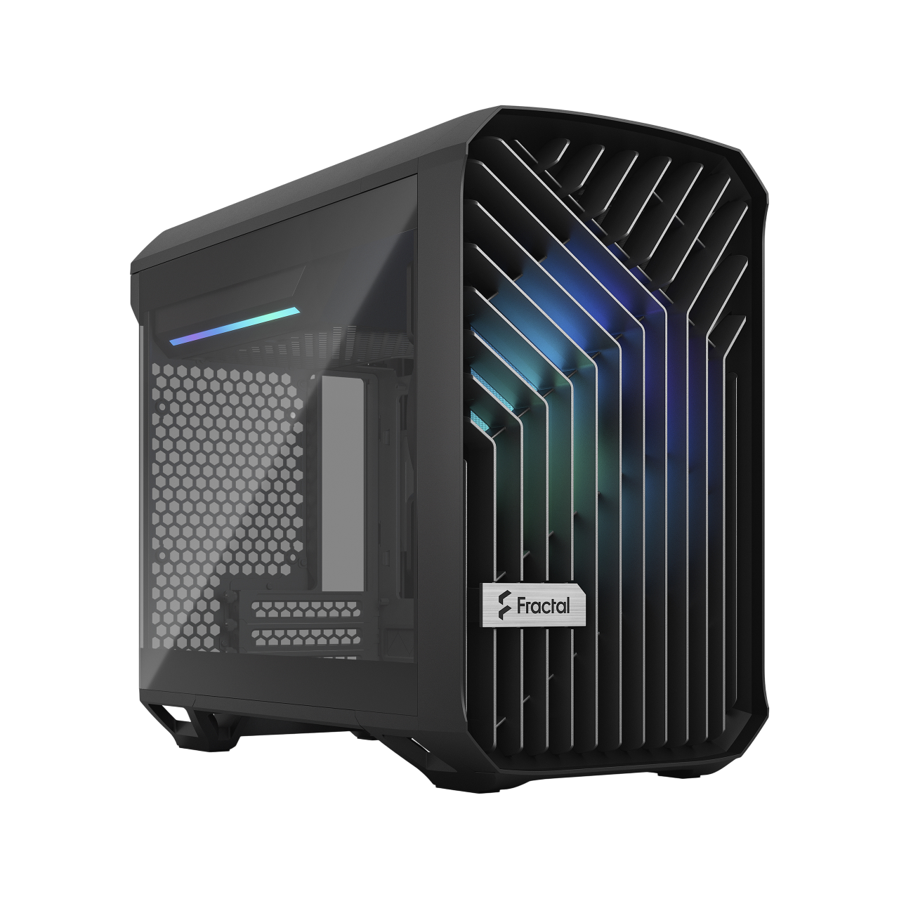FRACTAL Torrent Nano RGB TG Light Tint - black