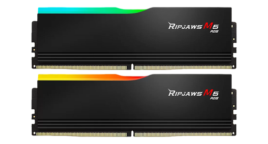 G.SKILL RIPJAWS M5/M5 NEO RGB 64GB(2x32GB) 6400MHz DDR5 32-39-39-102 1.4V Black | White