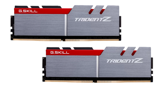 G.SKILL TRIDENT Z 16GB(2x8GB) 3200MHz DDR4 16-18-18-38 1.35V - Gray/Red