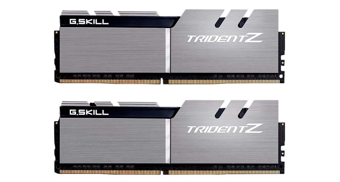 G.SKILL TRIDENT Z 32GB(2x16GB) 3200MHz DDR4 16-18-18-38 1.35V - Silver/Black