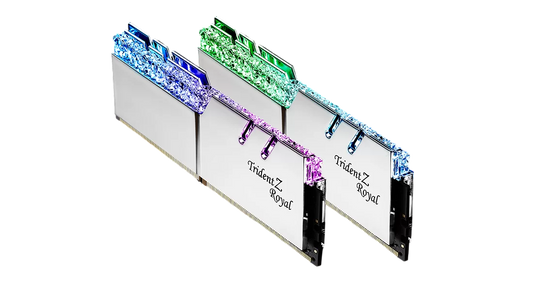 G.SKILL TRIDENT Z ROYAL RGB 16GB(2x8GB) 3600MHz DDR4 16-19-19-39 1.35V - Silver