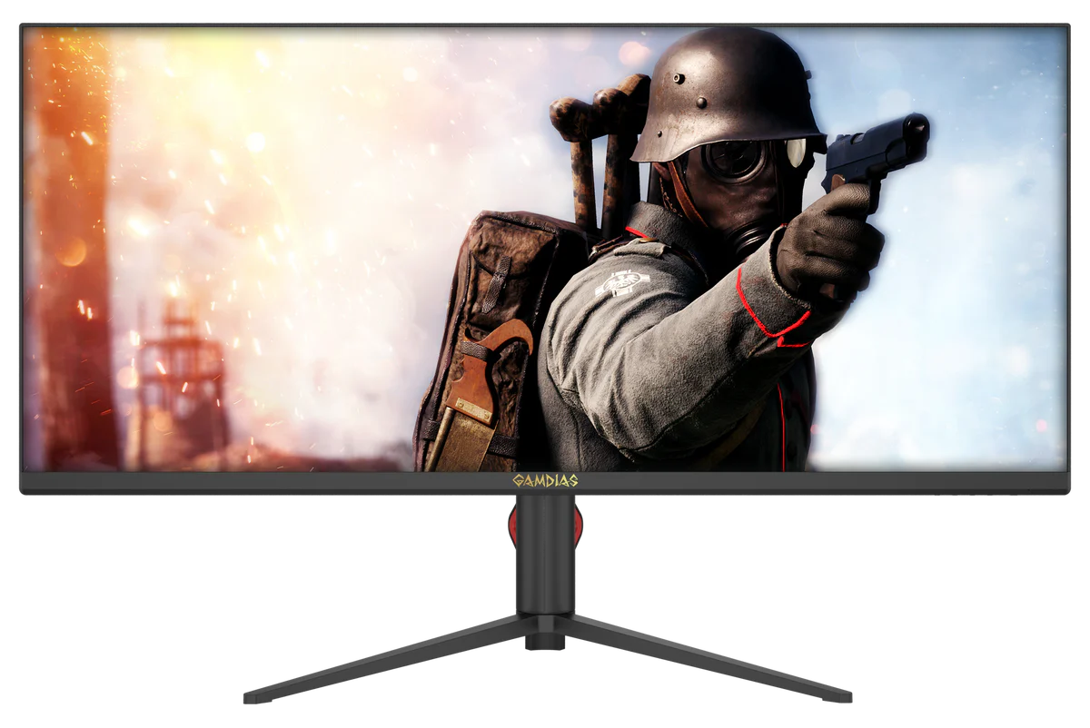 GAMDIAS APOLLO WQ35VF 35" VA 180HZ Flat 3k Resolution 1ms