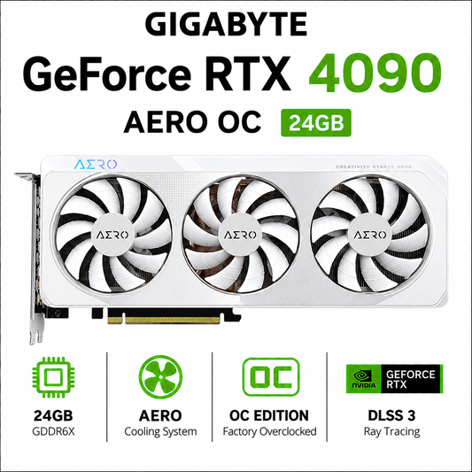 GIGABYTE GeForce RTX 4090 AERO OC 24GB (GV-N4090AERO-OC-24GD)