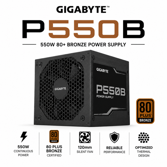 GIGABYTE P550B 550W 80+ Bronze PSU (GP-P550B)