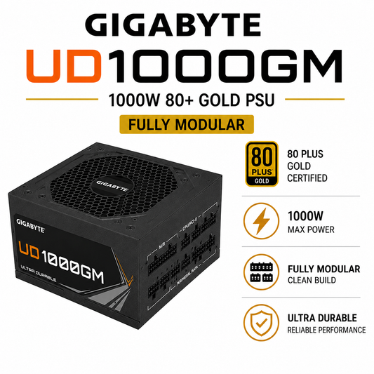 GIGABYTE UD1000GM 1000W 80+ GOLD PSU Fully Modular (GP-UD1000GM)